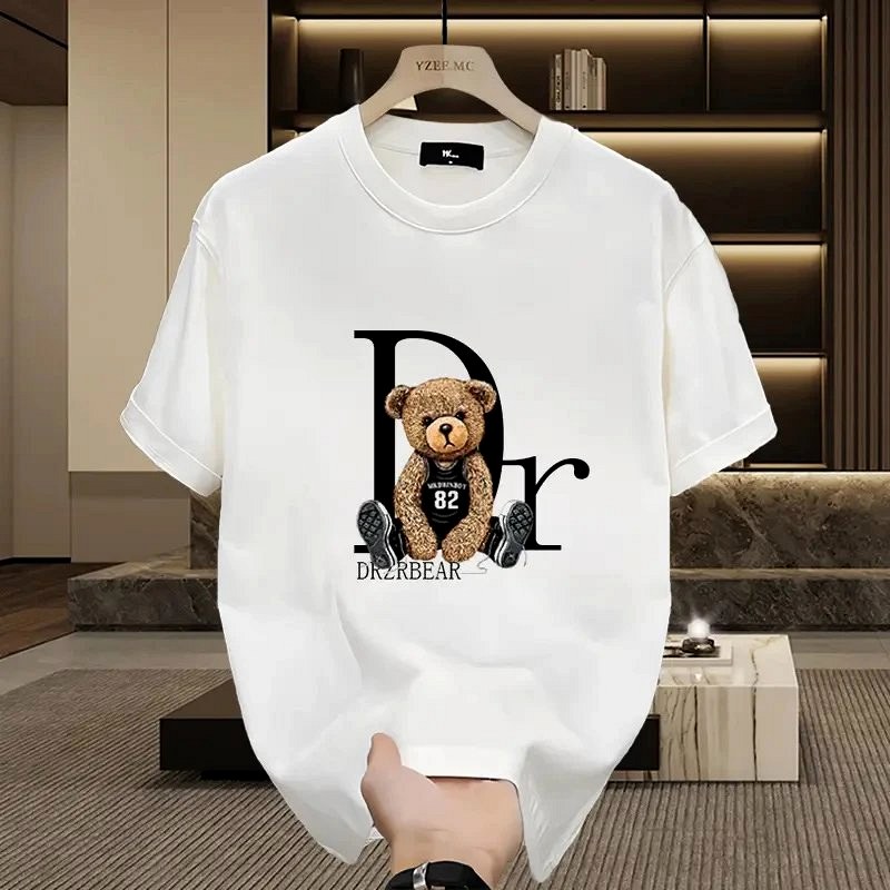 Dior Bear Graphic White T-Shirt Review: A $5.67 Loose Cotton Tee, Tested
