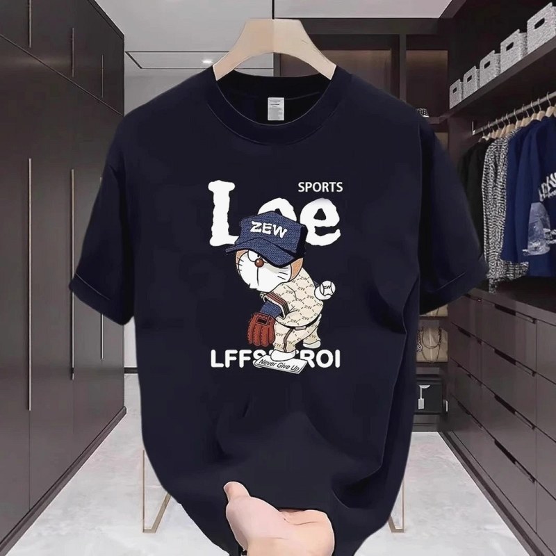 Lee Black T-Shirt in Casual Streetwear Style Review: 250g and 200g Cotton Tested