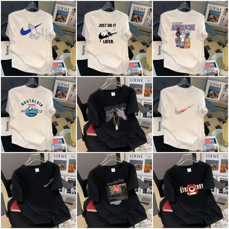 Nike Classic Logo Printed T-Shirt Review: 30 Print Options, Loose Cut, Sizes L–5XL