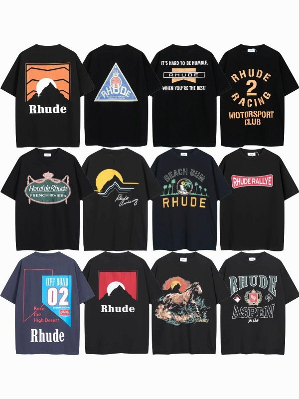 Rhude "Dark" Series T-Shirt Collection Review: A Boxy Cotton Tee That Runs Big and Short
